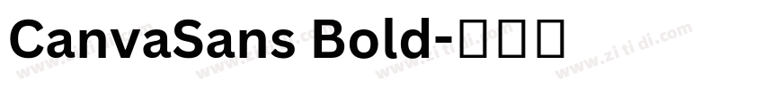 CanvaSans Bold字体转换 CanvaSans Bold字体转换